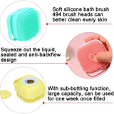 Silicone Pet Dog Massage Bath Brush