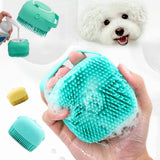 Silicone Pet Dog Massage Bath Brush