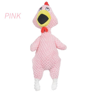 Screaming Chicken Dog Toy