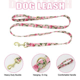 Adjustable Nylon Mesh Collar Harness Leash Set