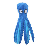 Octopus Soft Stuffed Squeaky Plush Dog Toy