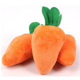 Soft Plush Carrot Squeaky Dog Toy - FREE