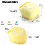 Silicone Pet Dog Massage Bath Brush