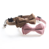 Adjustable Bow Tie Collar with Bell