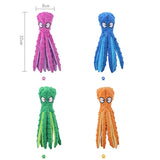 Octopus Soft Stuffed Squeaky Plush Dog Toy