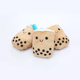 Cute Bubble Tea Shaped Plush Squeaky Dog Toy