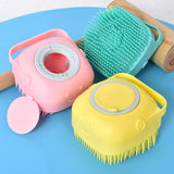 Silicone Pet Dog Massage Bath Brush