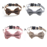 Adjustable Bow Tie Collar with Bell