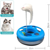 Roller Tracks with Catnip Spring Pet Toy