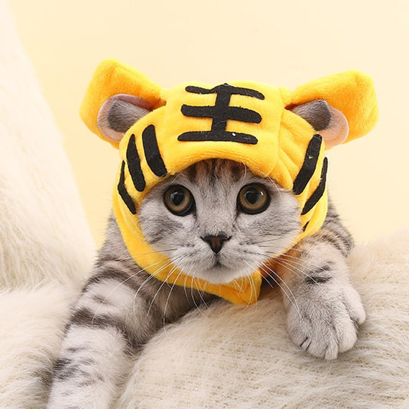 Tiger Hood Pet Costume